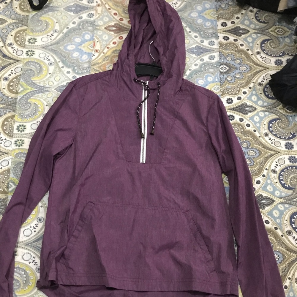 Purple windbreaker